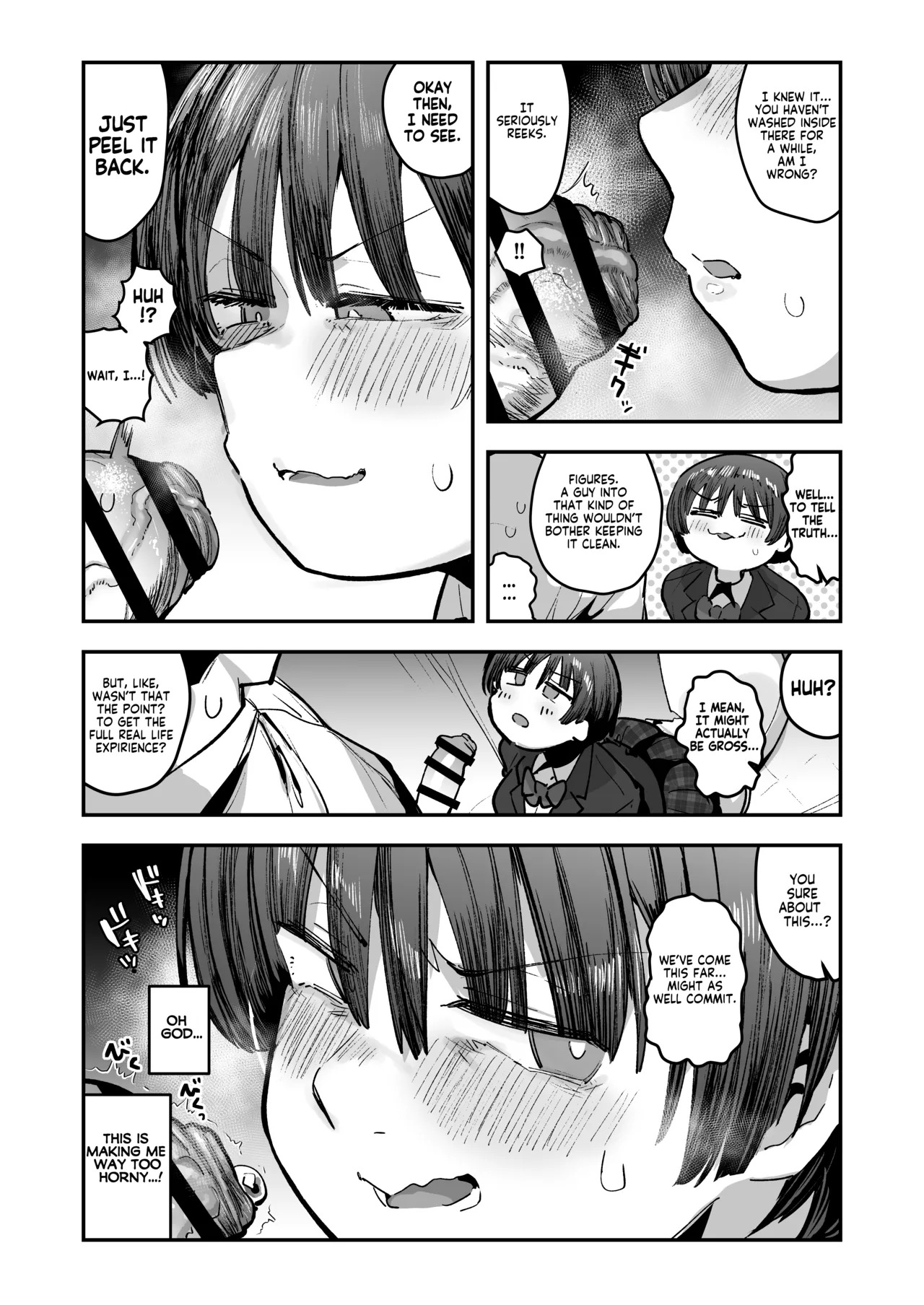 [Anon 2-okunen] Ittai Dou Natte Shimau no ka!? (Chinkasu shuu Okazu ni Onanie Saremasu) | What the hell will happen?! (She's gonna finger herself while sniffing my smegma stench!) [English] [KM_42] [Ongoing] - Page 108