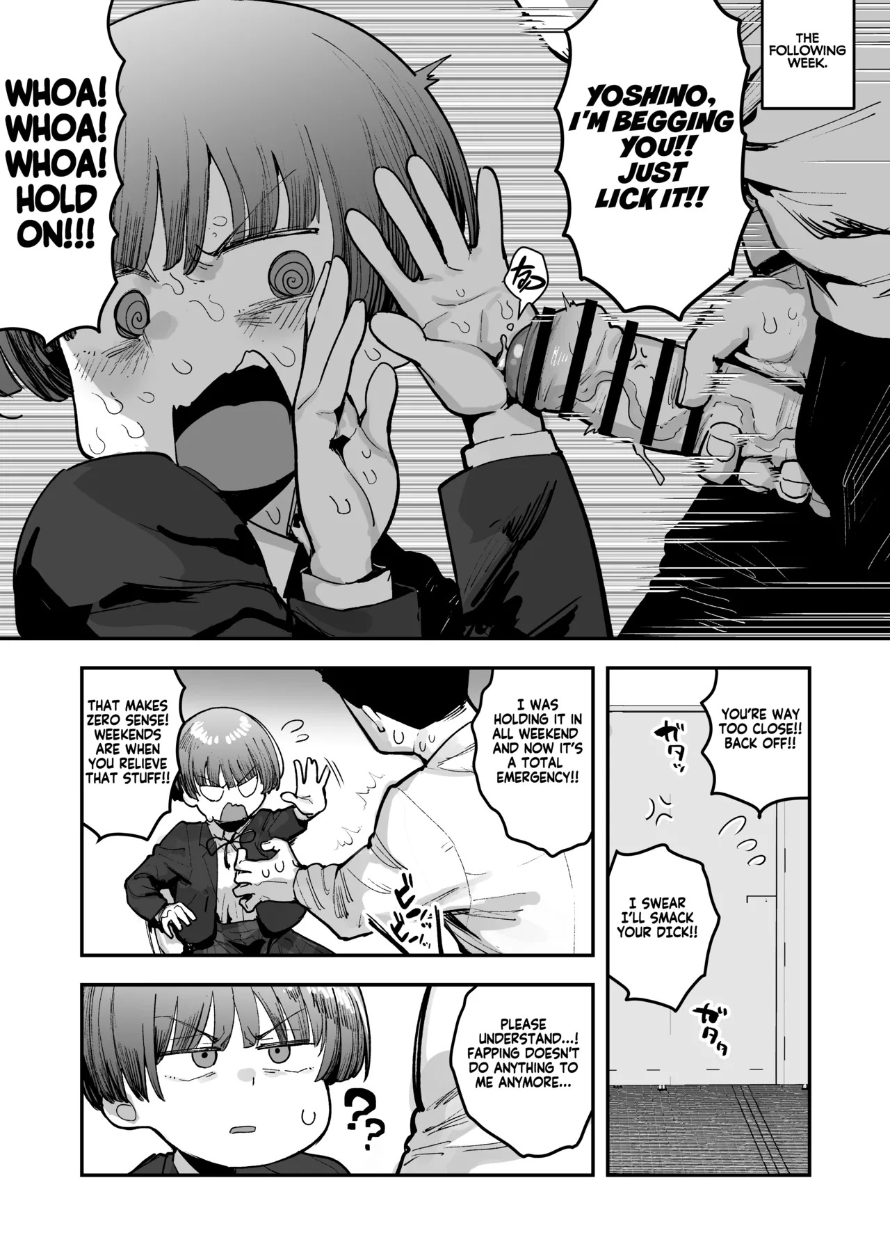 [Anon 2-okunen] Ittai Dou Natte Shimau no ka!? (Chinkasu shuu Okazu ni Onanie Saremasu) | What the hell will happen?! (She's gonna finger herself while sniffing my smegma stench!) [English] [KM_42] [Ongoing] - Page 136