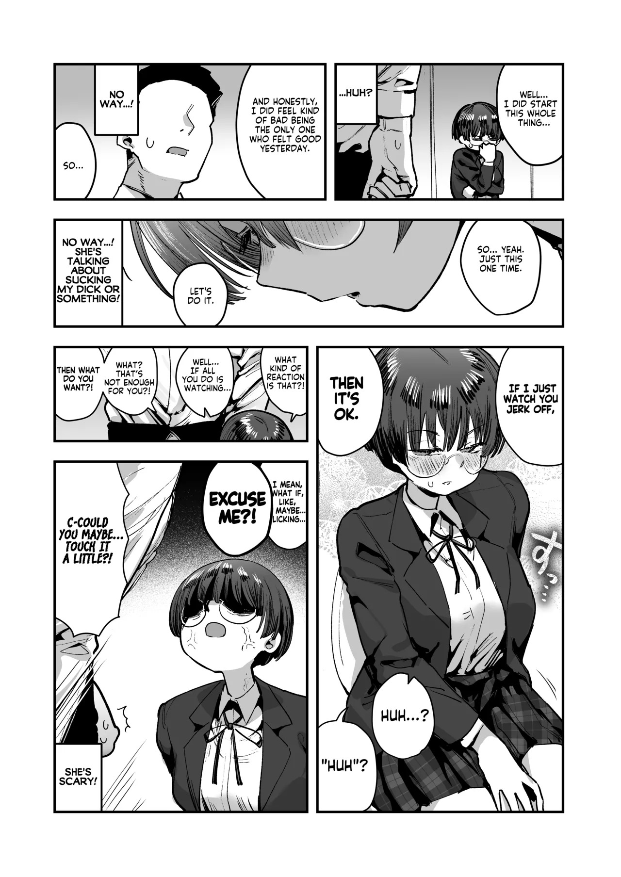 [Anon 2-okunen] Ittai Dou Natte Shimau no ka!? (Chinkasu shuu Okazu ni Onanie Saremasu) | What the hell will happen?! (She's gonna finger herself while sniffing my smegma stench!) [English] [KM_42] [Ongoing] - Page 33