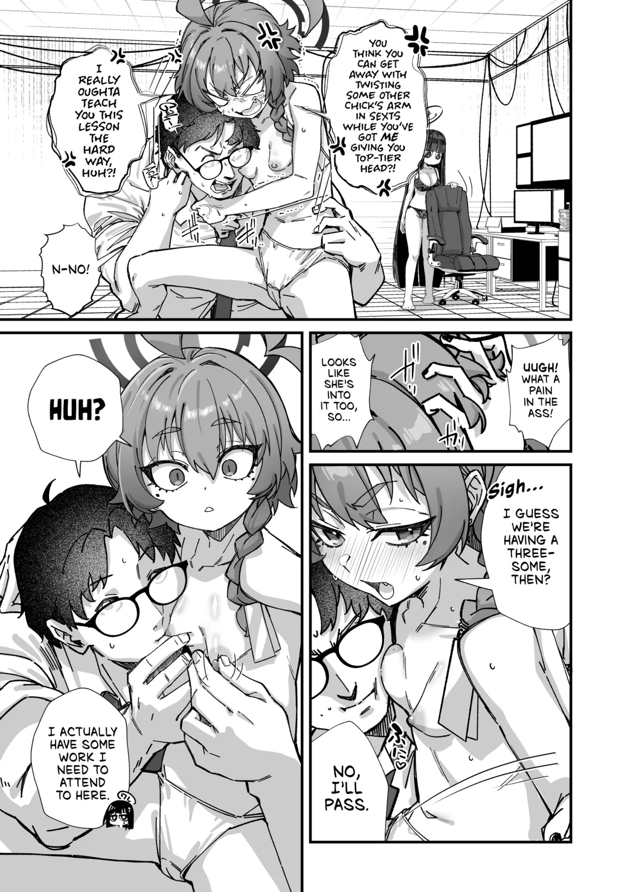 MILLENNIUM SEXPO ~Neru to Rio to Safe House de Mechakucha Sukebesuru Hen ~ | MILLENIUM SEXPO ~Getting Down and Dirty at the Safehouse with Neru and Rio~ (Blue Archive) [English] [head empty] [Digital] - Page 19