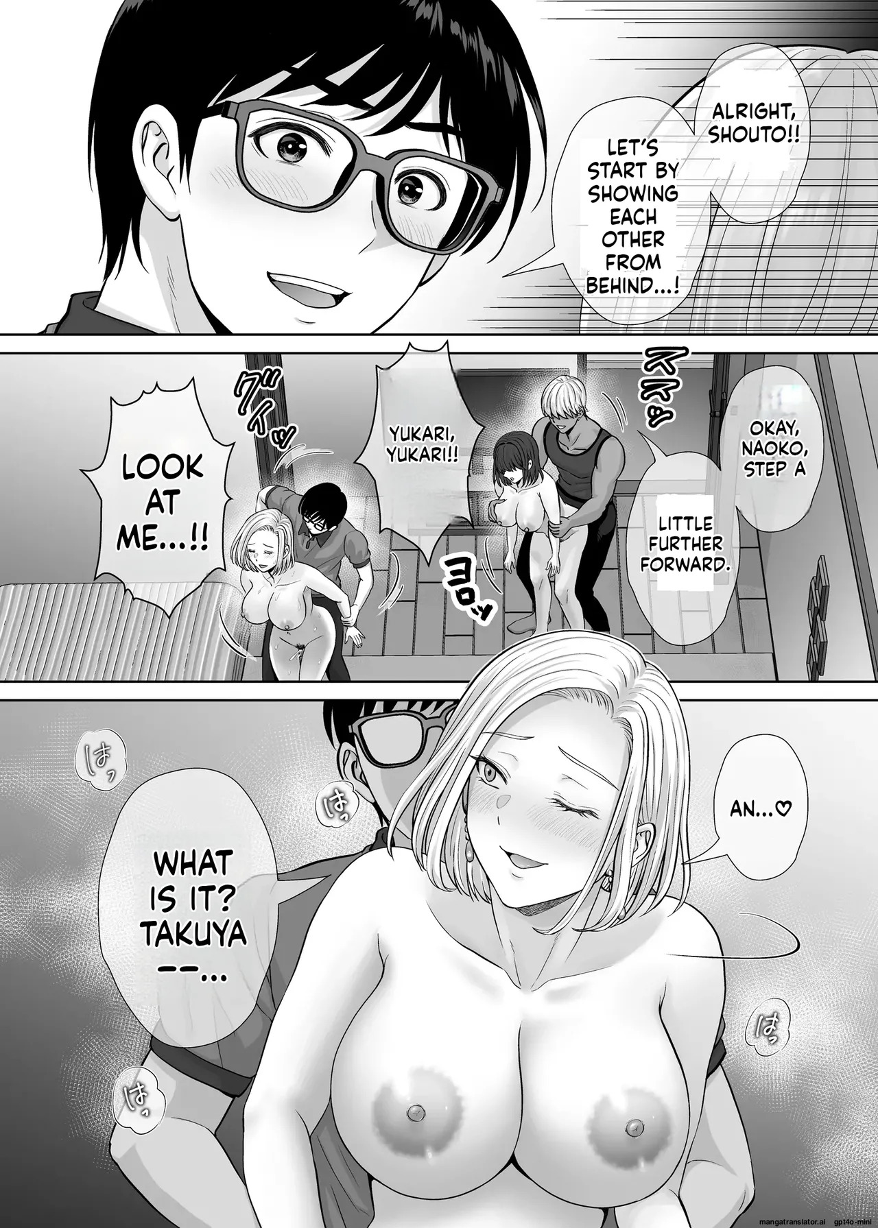 [Melon no Hoshiboshi (Hoshiduki Melon)] Haha Swapping 3 ~Haha Koukan de Mise Ai 4P! Orera ga Yaritai Houdai shita Hanashi~ | Mother Swapping 3 ~ Mother Swapping and Showing Off 4P! The Story of How We Did Whatever We Wanted ~ [English] - Page 61