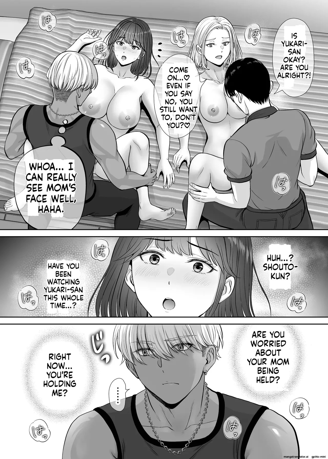 [Melon no Hoshiboshi (Hoshiduki Melon)] Haha Swapping 3 ~Haha Koukan de Mise Ai 4P! Orera ga Yaritai Houdai shita Hanashi~ | Mother Swapping 3 ~ Mother Swapping and Showing Off 4P! The Story of How We Did Whatever We Wanted ~ [English] - Page 75