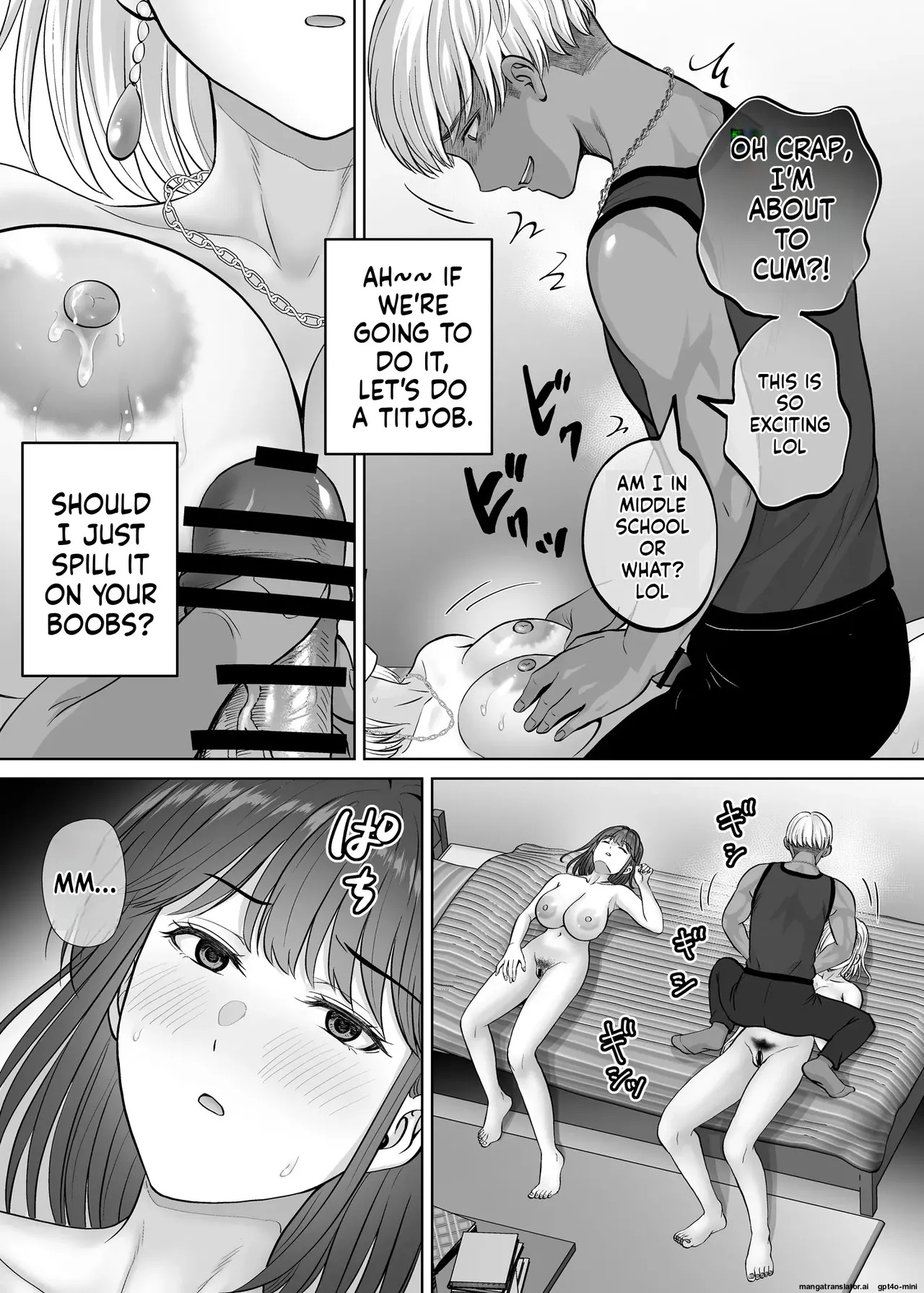 [Melon no Hoshiboshi (Hoshiduki Melon)] Haha Swapping 3 ~Haha Koukan de Mise Ai 4P! Orera ga Yaritai Houdai shita Hanashi~ | Mother Swapping 3 ~ Mother Swapping and Showing Off 4P! The Story of How We Did Whatever We Wanted ~ [English] - Page 92