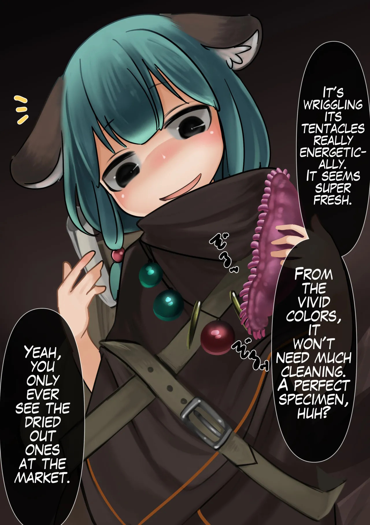 [AnomaLabo (Komaru)] Anaguma no Douguya-san wa Dungeon de Shokushu ni Honki Piston de Tanetsuke Sarechau no Daisuki na Dosukebe Injuu Damon ne (english) - Page 9