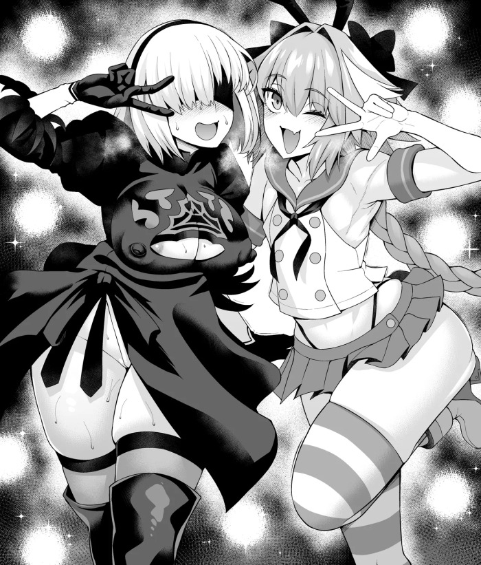 [Ankoman] Asutorufo to ￮￮￮, kosupure tokui-ten e iku ❤ [Text Cleaned]) [Decensored]