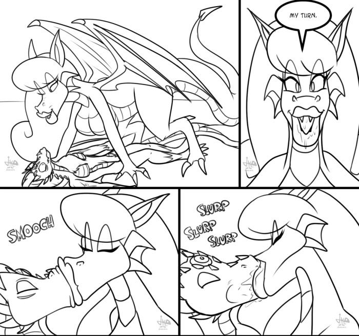 [JAMEArts] Kissy Dragons