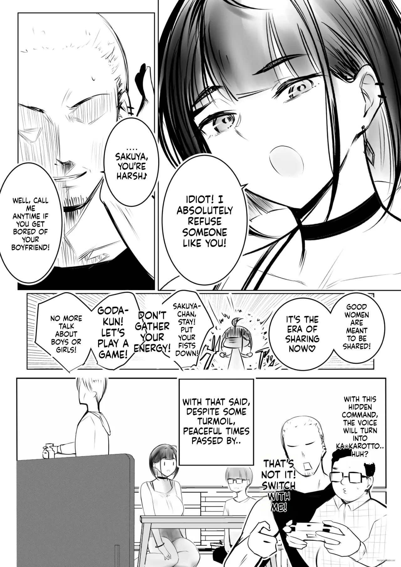 [Akireru Shoujo (Akire)] Hosoi-kun no Kanojo, Netorase OK datte yo [English] [MTL] - Page 10