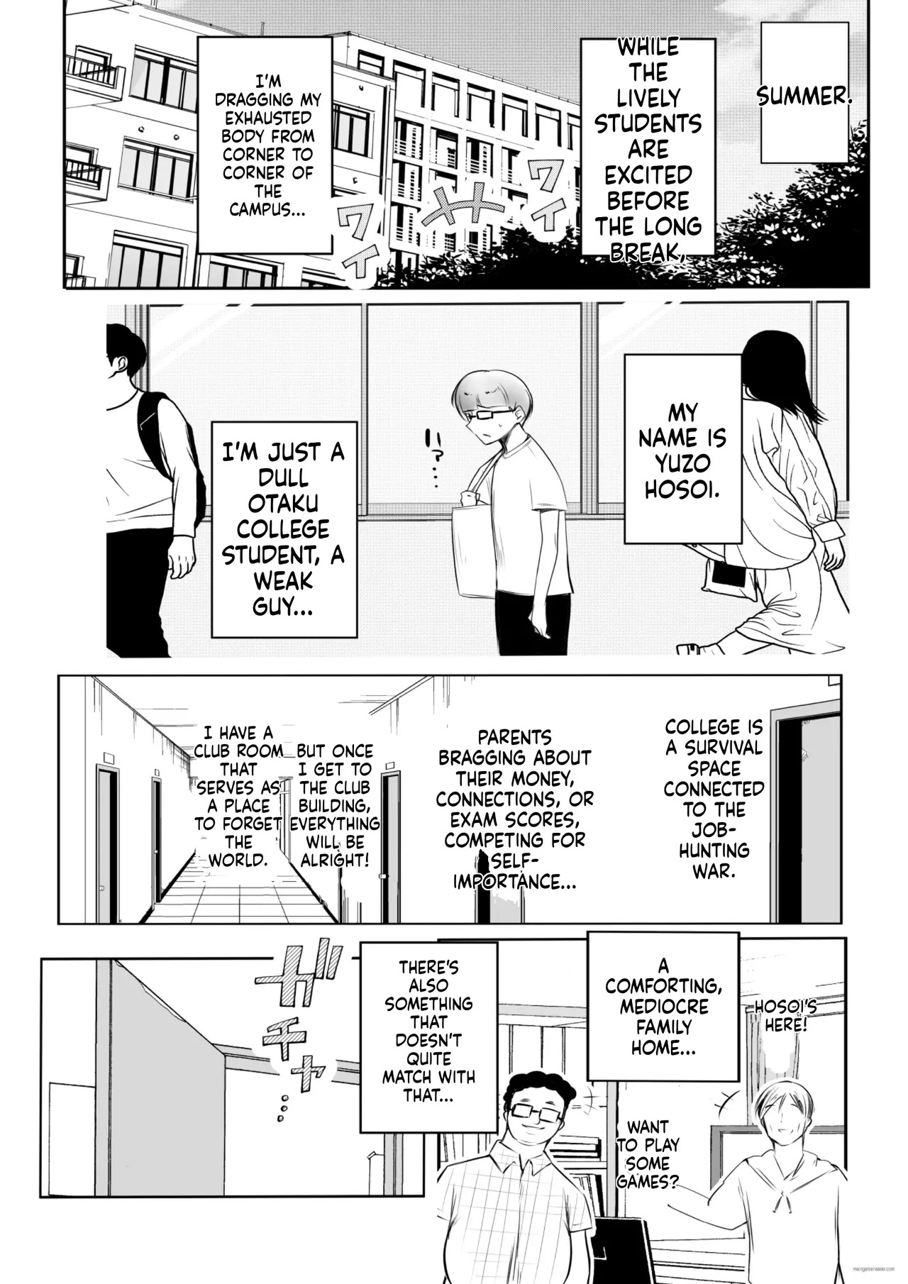 [Akireru Shoujo (Akire)] Hosoi-kun no Kanojo, Netorase OK datte yo [English] [MTL] - Page 2
