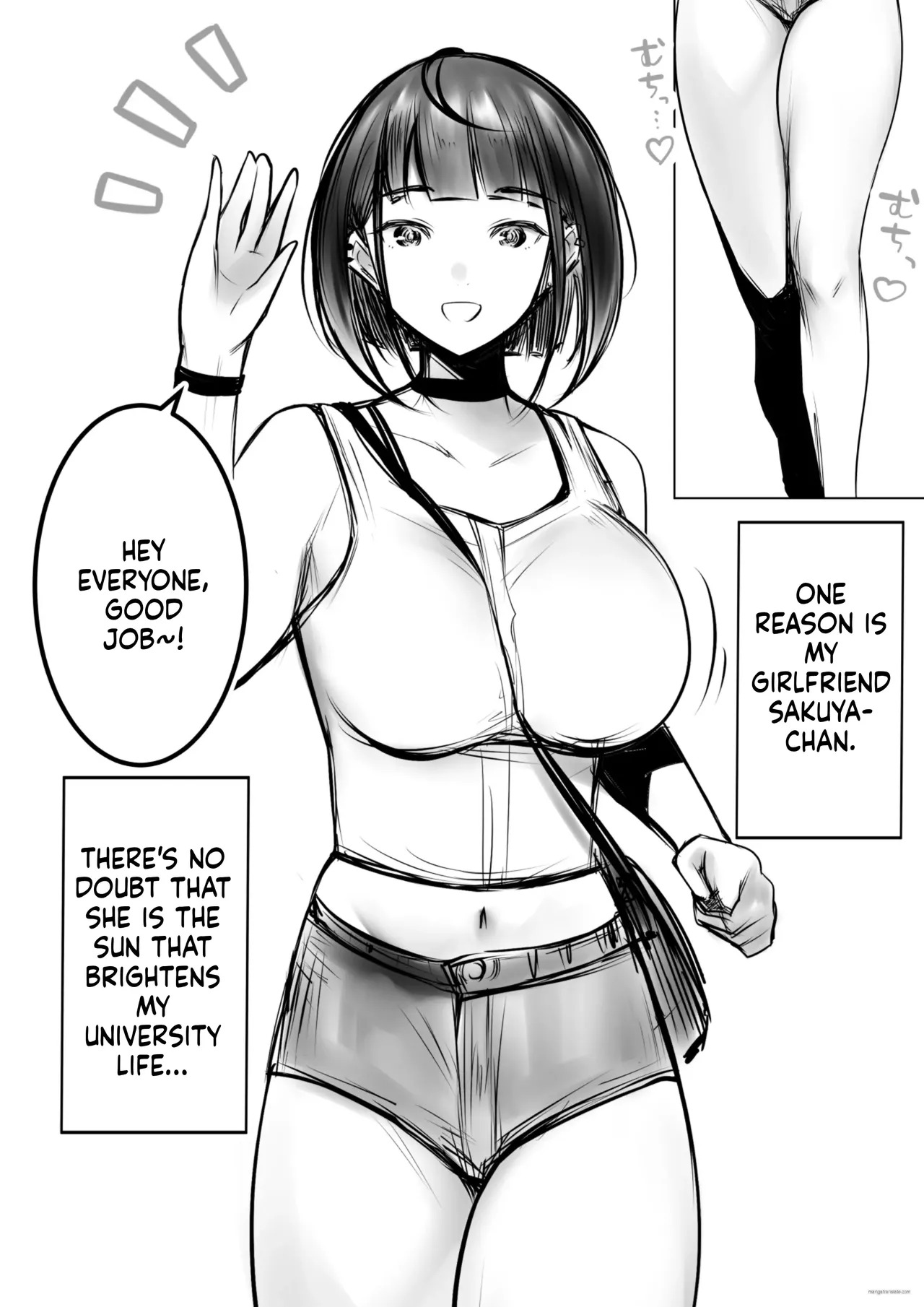 [Akireru Shoujo (Akire)] Hosoi-kun no Kanojo, Netorase OK datte yo [English] [MTL] - Page 3