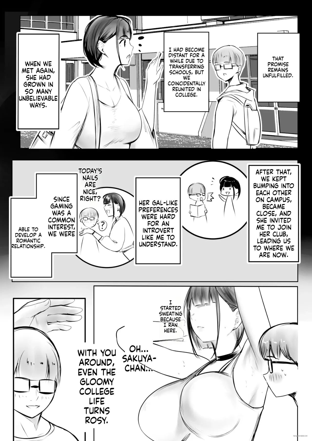 [Akireru Shoujo (Akire)] Hosoi-kun no Kanojo, Netorase OK datte yo [English] [MTL] - Page 6
