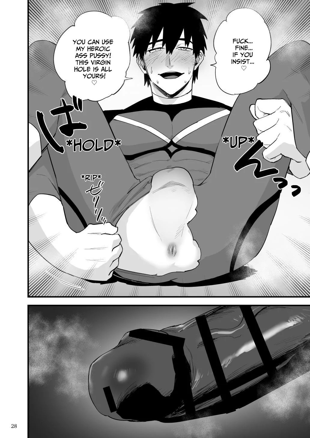 [Asakawaya (Asakawa Yuki)] Hero Red, Shitappa Sentouin ni Osujuu Saimin Sarete Shimau | The Red Hero, Enthralled By A Lowly Henchman [English] [Eddin] [Digital] - Page 29