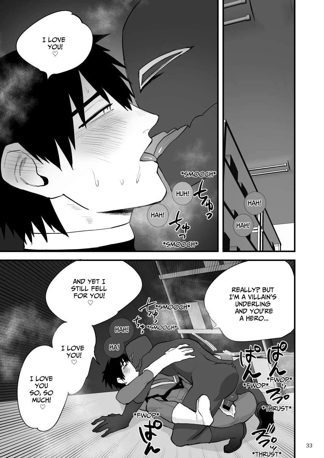 [Asakawaya (Asakawa Yuki)] Hero Red, Shitappa Sentouin ni Osujuu Saimin Sarete Shimau | The Red Hero, Enthralled By A Lowly Henchman [English] [Eddin] [Digital] - Page 34