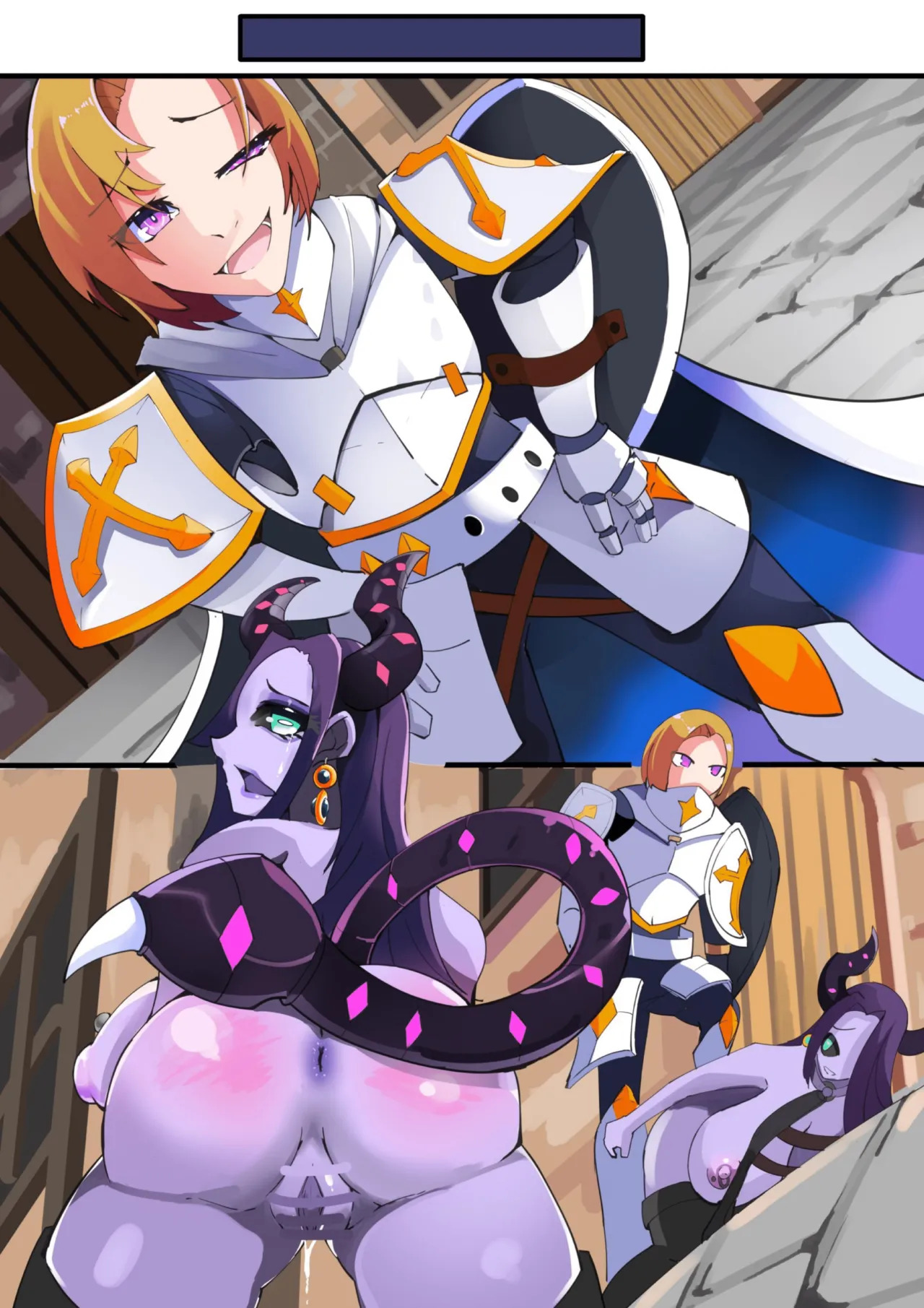 [hentaiworks (Aruma)] TSF Succubus Transformation Erotic Trap Dungeon & Erotic Equipment Ch. 1 [Speechless] - Page 3