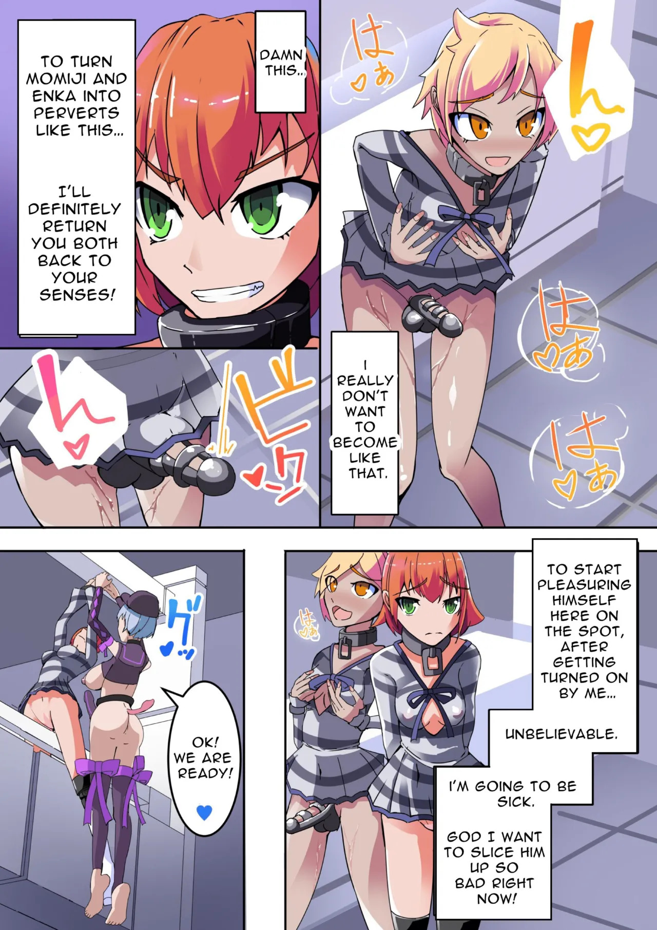 [hentaiworks (Aruma)] Defeated by an Evil Futanari Executive the Hero is Connected to a Body Modification Machine: Staal Dagger 01 [ENG][Cute as Hell] - Page 12
