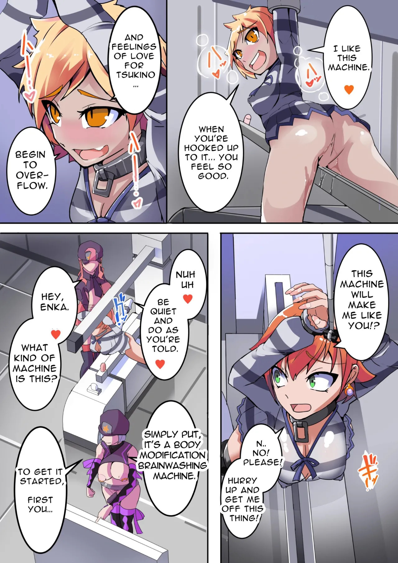 [hentaiworks (Aruma)] Defeated by an Evil Futanari Executive the Hero is Connected to a Body Modification Machine: Staal Dagger 01 [ENG][Cute as Hell] - Page 14