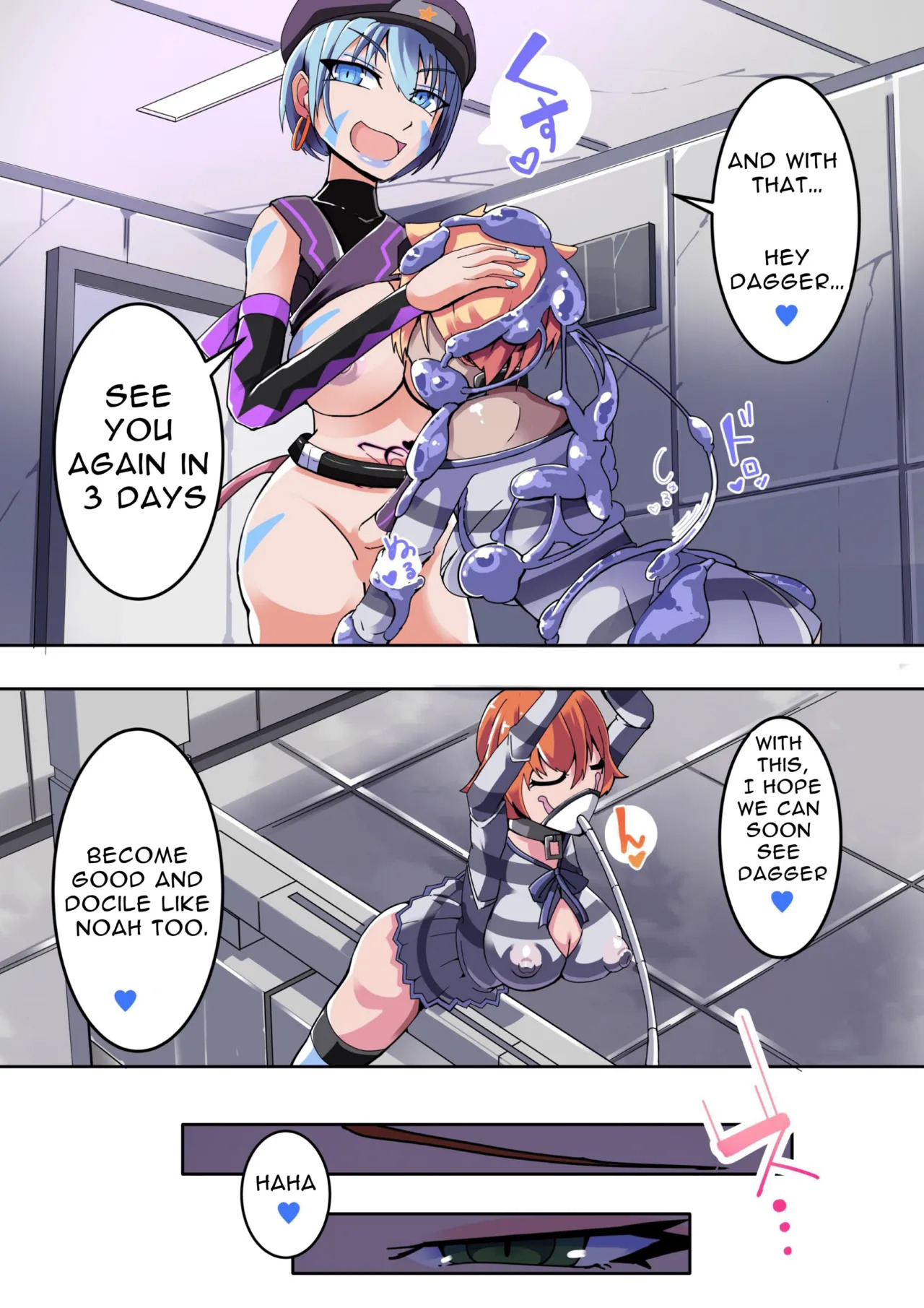 [hentaiworks (Aruma)] Defeated by an Evil Futanari Executive the Hero is Connected to a Body Modification Machine: Staal Dagger 01 [ENG][Cute as Hell] - Page 22