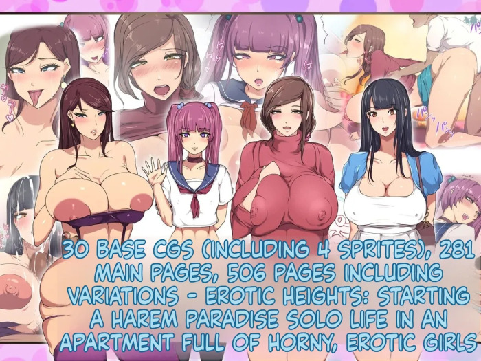 [Shinsei Shoujo Nyuugyou] -Ero Ero Heights- A Harem Paradise for the Single Guy: Start Living in an Apartment Full of Horny Girls (English)