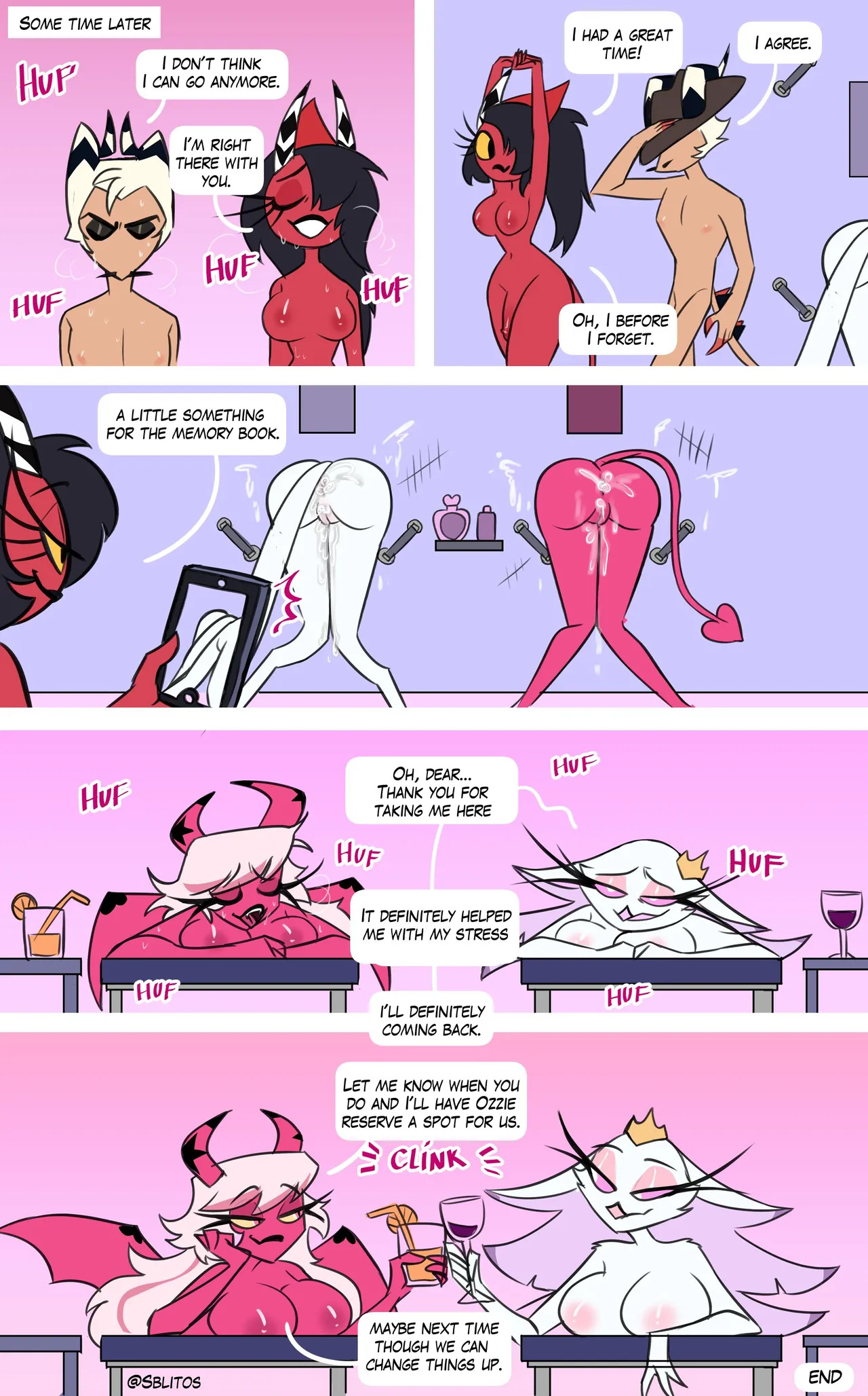 [Sblitos] Stella x Striker x Verosika x Sallie May comic (Helluva Boss) - Page 12