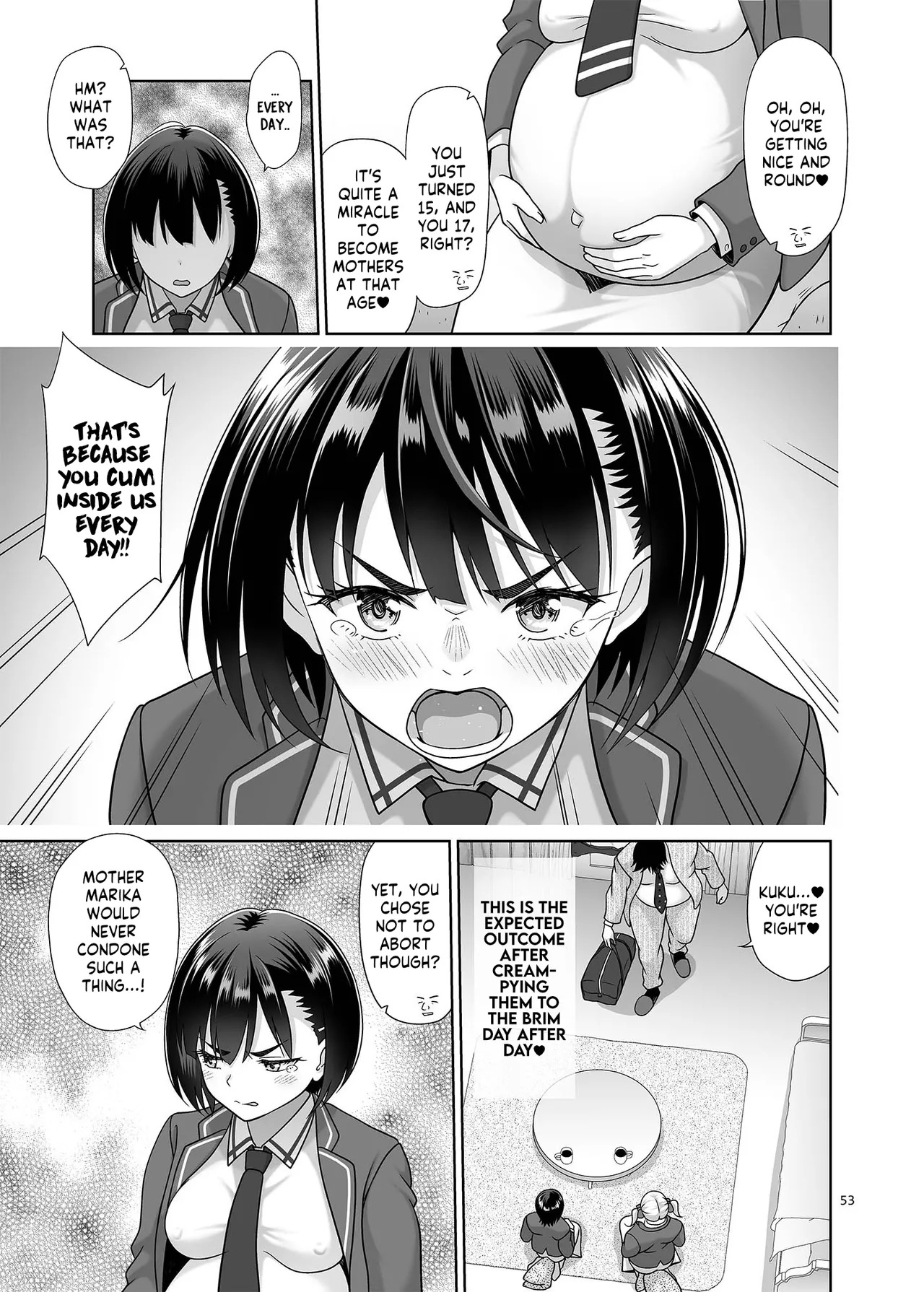 [antyuumosaku (malcorond)] Seishidouin no Oshigoto Bangaihen Sukihoudai Yattetara Okkiku Natteta. +C105 omake [Digital] [English] [Kappasa] [Digital] - Page 52