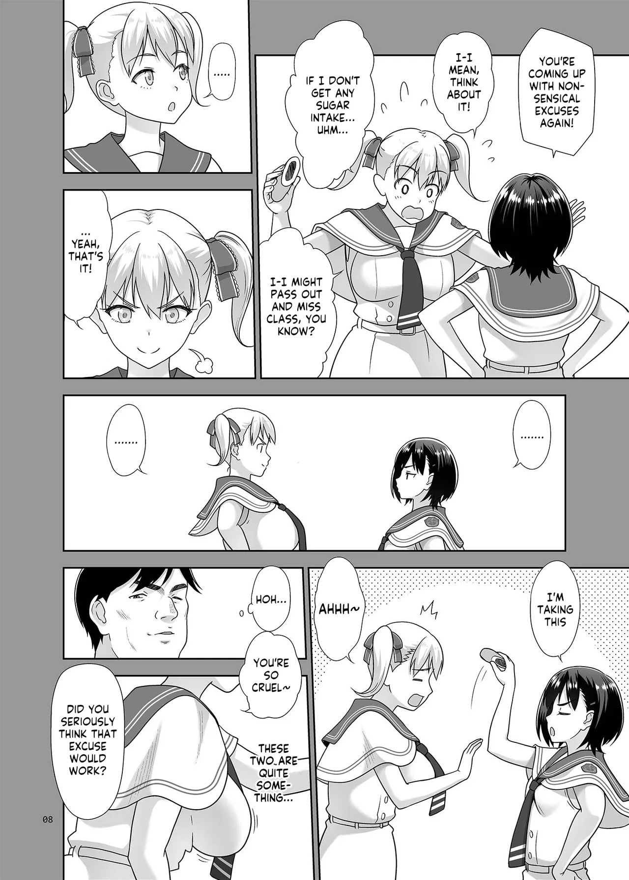 [antyuumosaku (malcorond)] Seishidouin no Oshigoto Bangaihen Sukihoudai Yattetara Okkiku Natteta. +C105 omake [Digital] [English] [Kappasa] [Digital] - Page 7