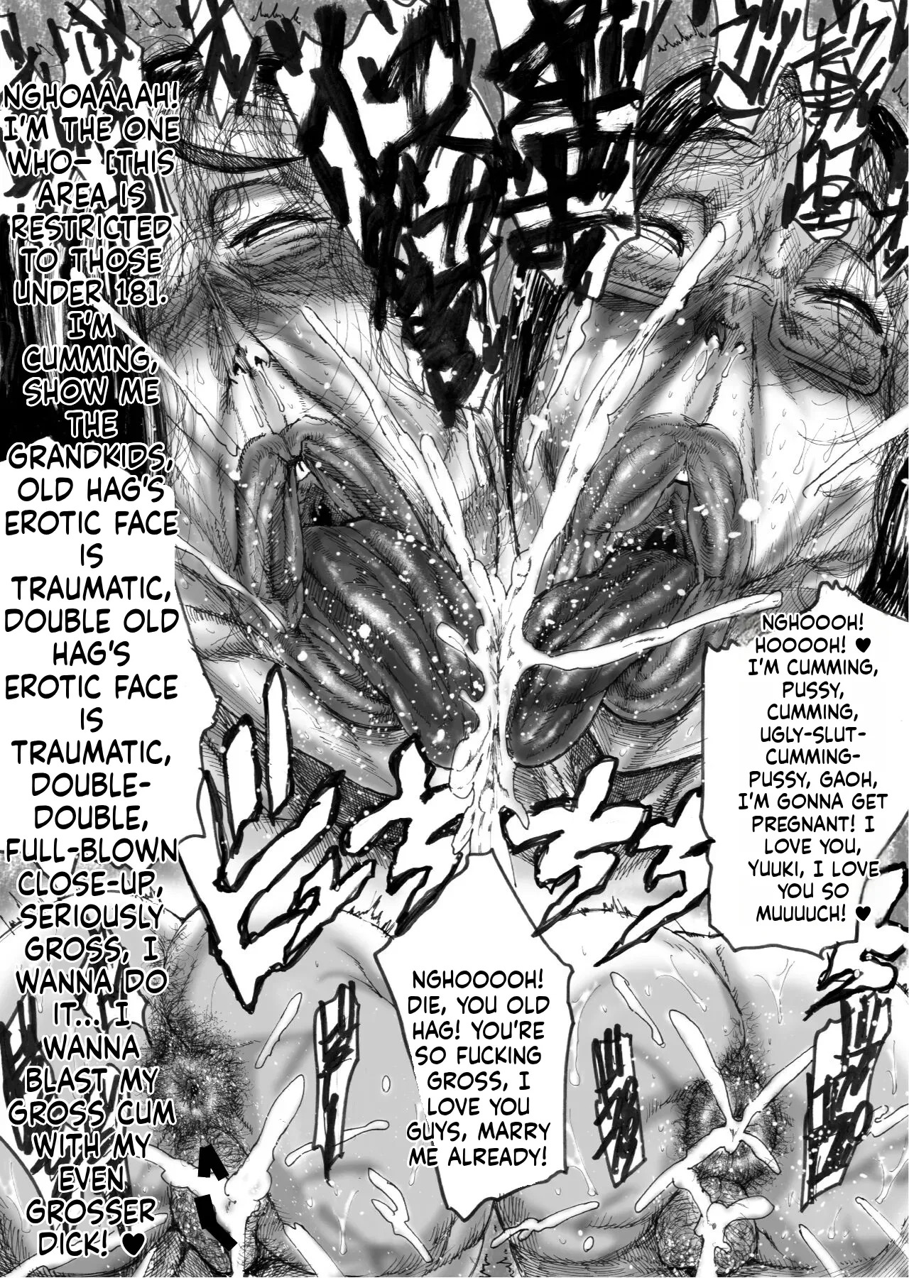 [Acesulfame Kei] The Case of the Granny's Orgasm Face (Ugly Face) Being Way Too Erotic (English) - Page 35