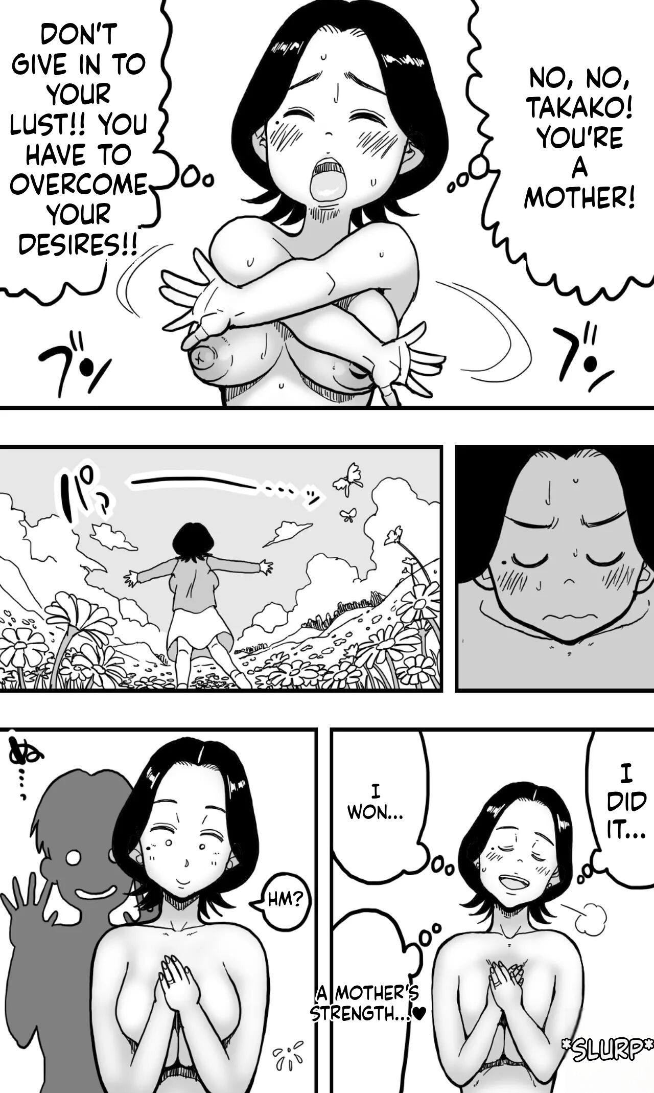 [polbockle] A drunk son mistakes his mother for a call girl and starts groping her huge breasts (English) - Page 20