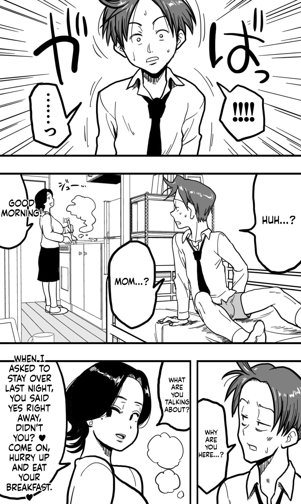 [polbockle] A drunk son mistakes his mother for a call girl and starts groping her huge breasts (English) - Page 29