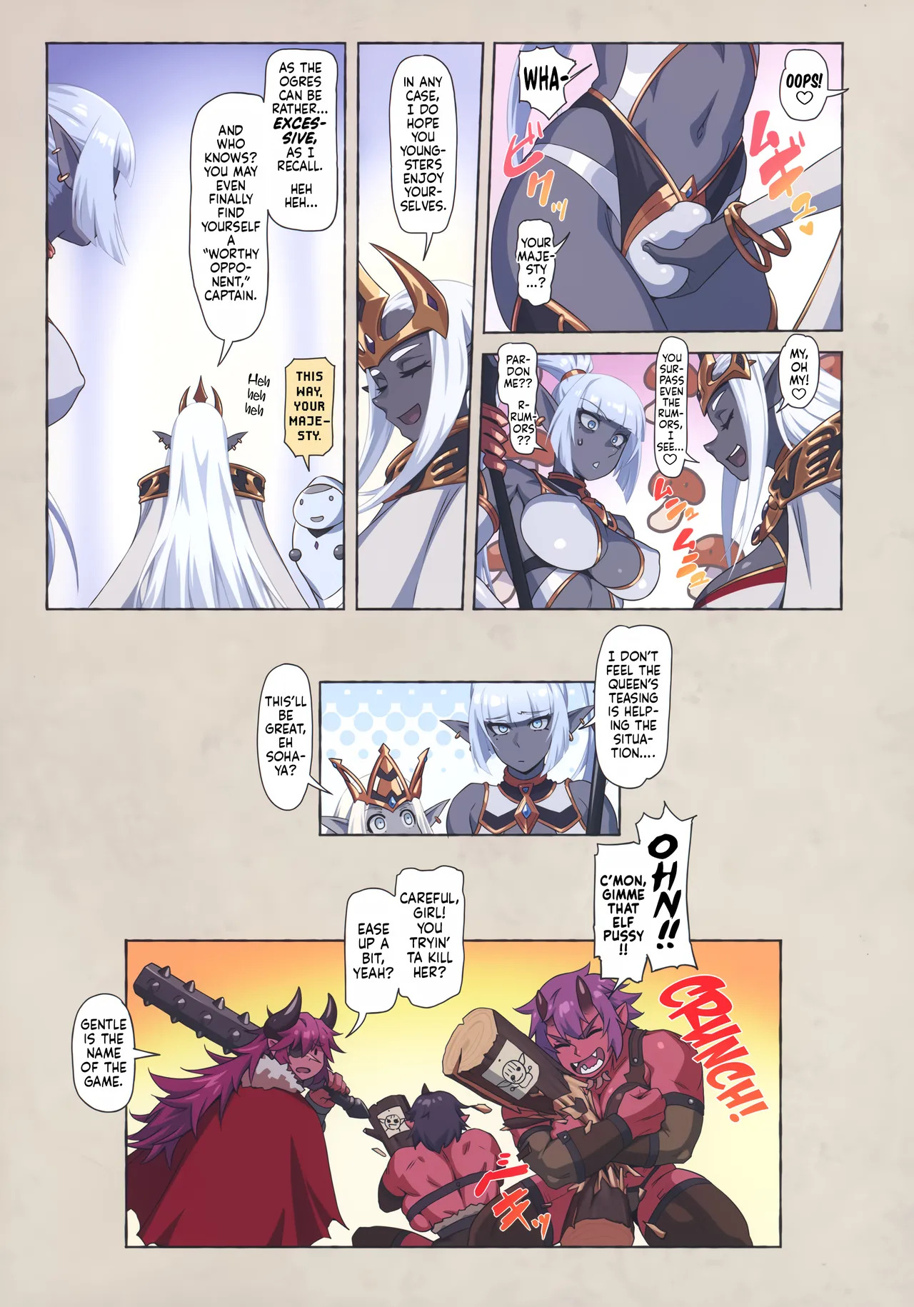 (C106) [M-ya (Mikoyan)] Ogre tai Dark Elf Soushuuhen Plus | Ogre Vs Dark Elf Omnibus Plus [English] - Page 4