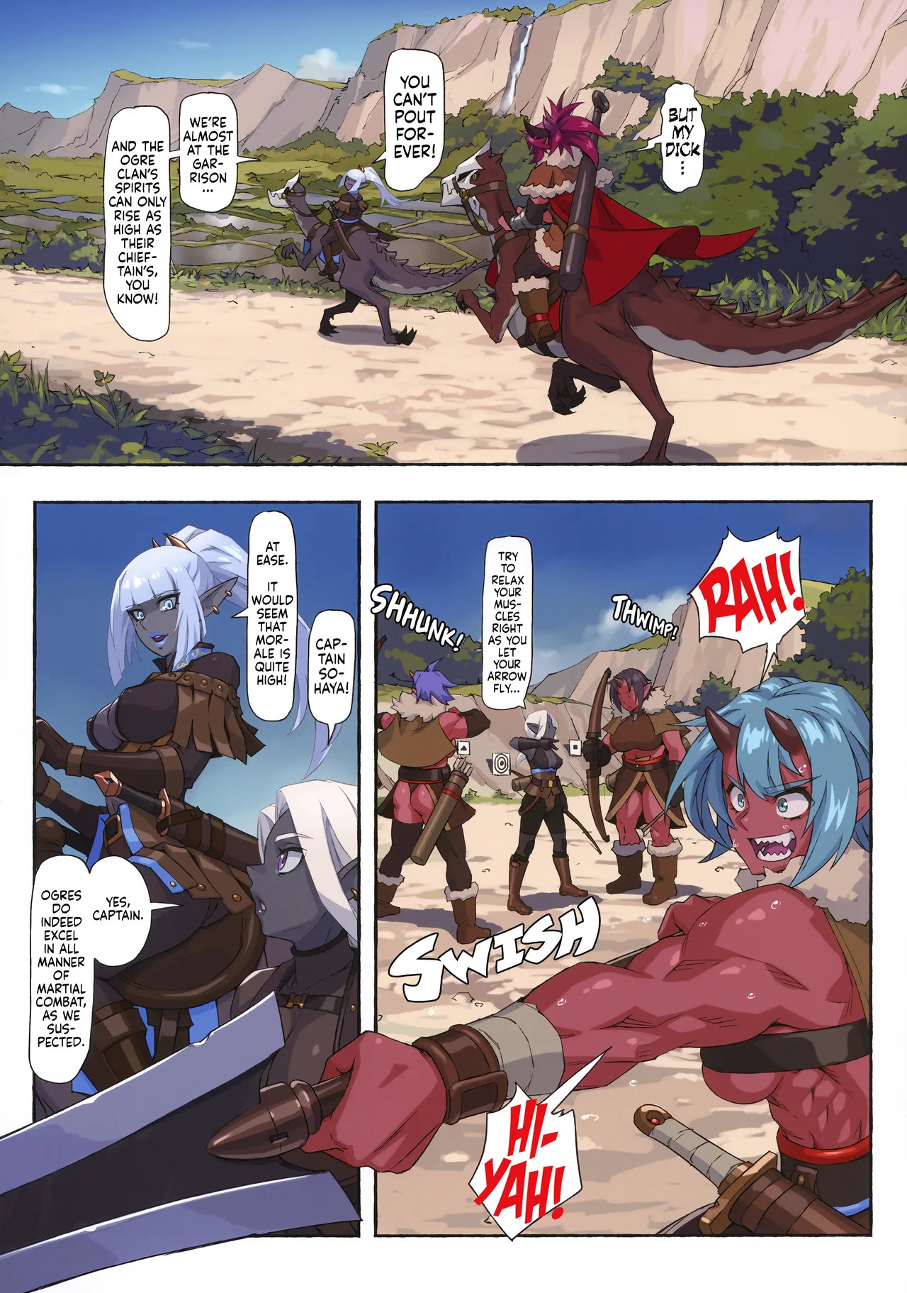 (C106) [M-ya (Mikoyan)] Ogre tai Dark Elf Soushuuhen Plus | Ogre Vs Dark Elf Omnibus Plus [English] - Page 61