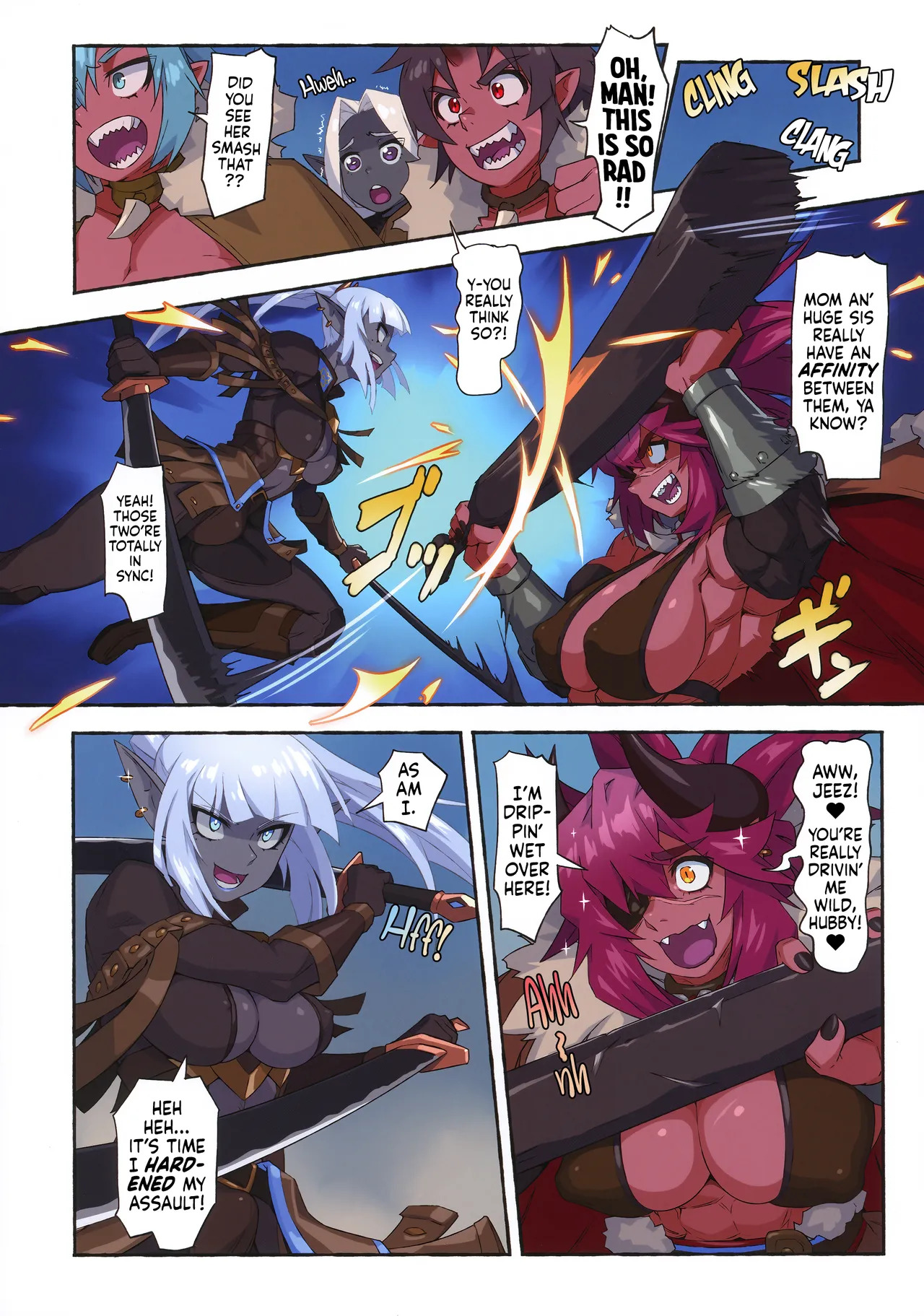 (C106) [M-ya (Mikoyan)] Ogre tai Dark Elf Soushuuhen Plus | Ogre Vs Dark Elf Omnibus Plus [English] - Page 64