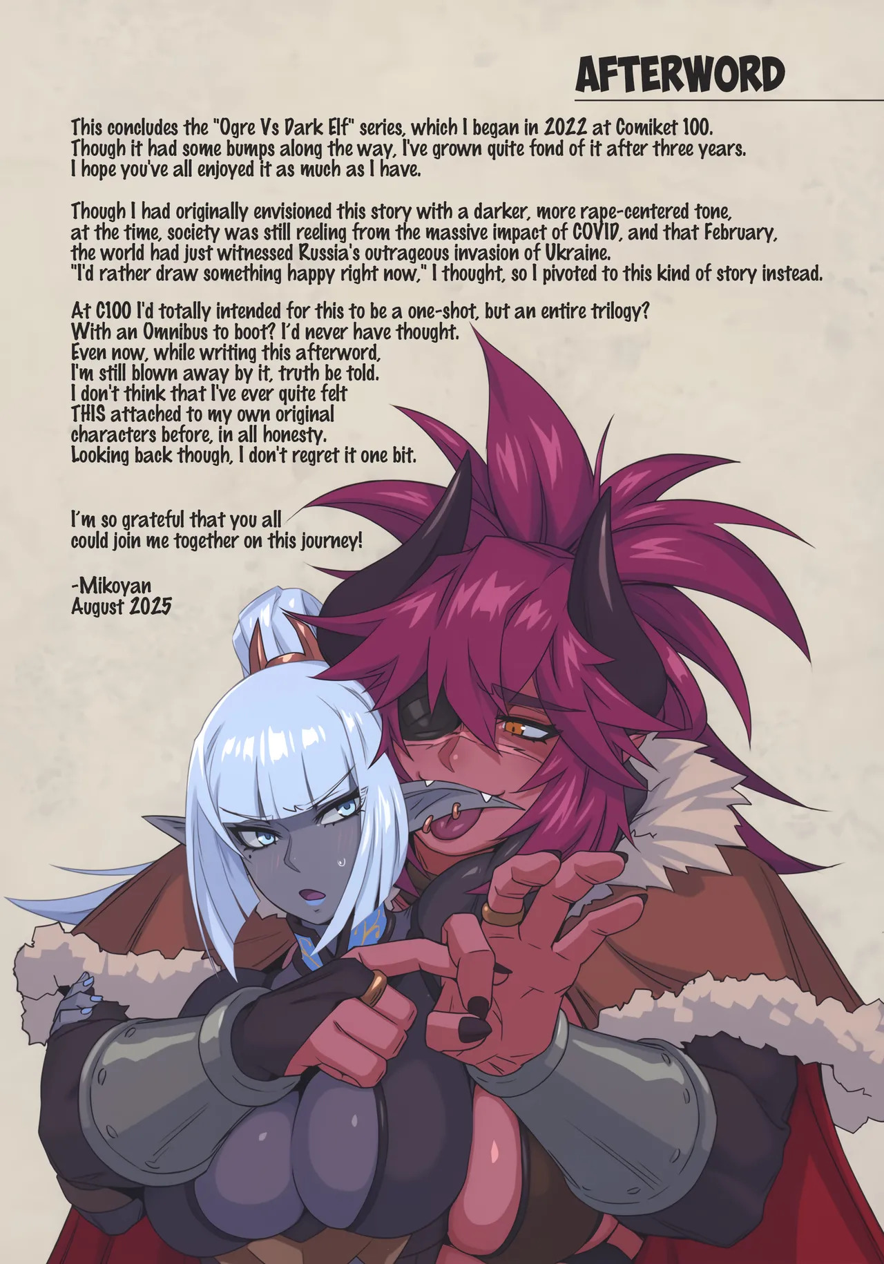(C106) [M-ya (Mikoyan)] Ogre tai Dark Elf Soushuuhen Plus | Ogre Vs Dark Elf Omnibus Plus [English] - Page 87