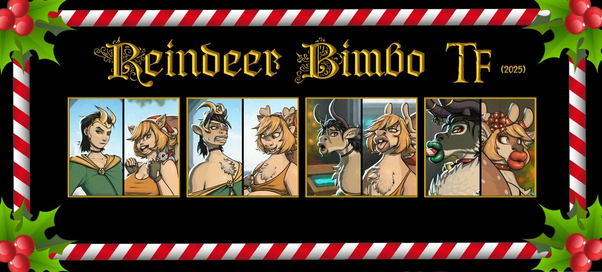 [Tobyart] Loki and Squirrel girl Reindeer transformation (Marvel Rivals) (censored) - Page 1