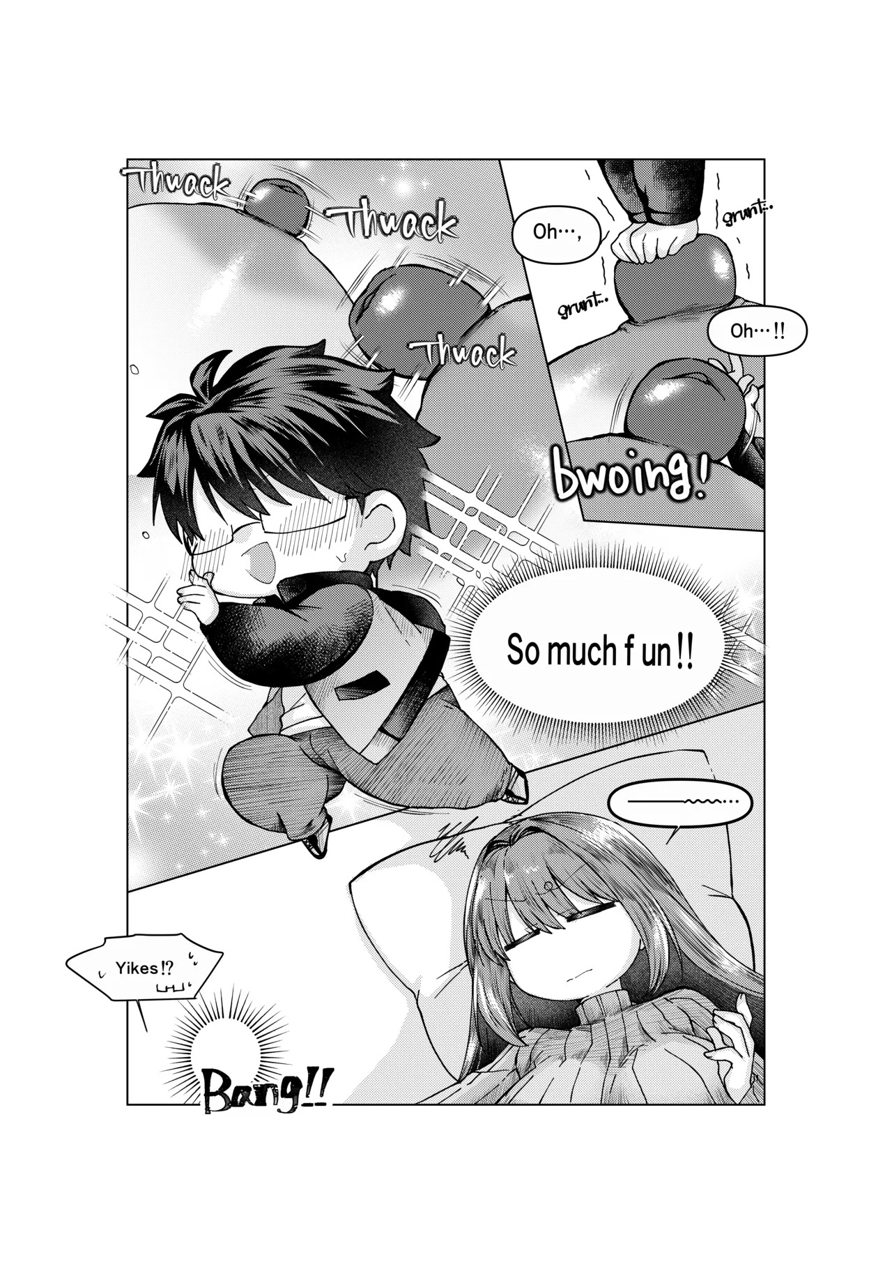 [みみっく] 志貴青 ギャグエロ小話 [日本語、英語] - Page 10