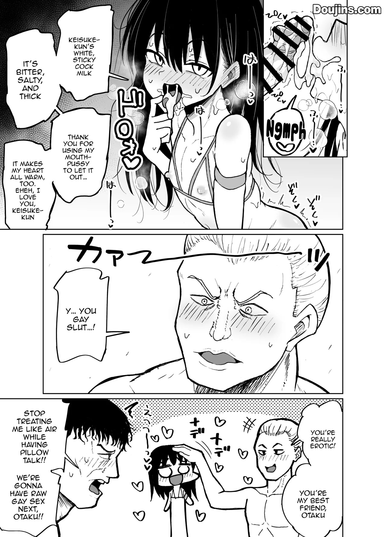 [Hyper Houbokujou (Hitsujinx)] Mecha Shiko Otaku to Josou Ecchi | Having Crossdressing Sex with a Gooner Otaku [English] {Doujins.com} - Page 12