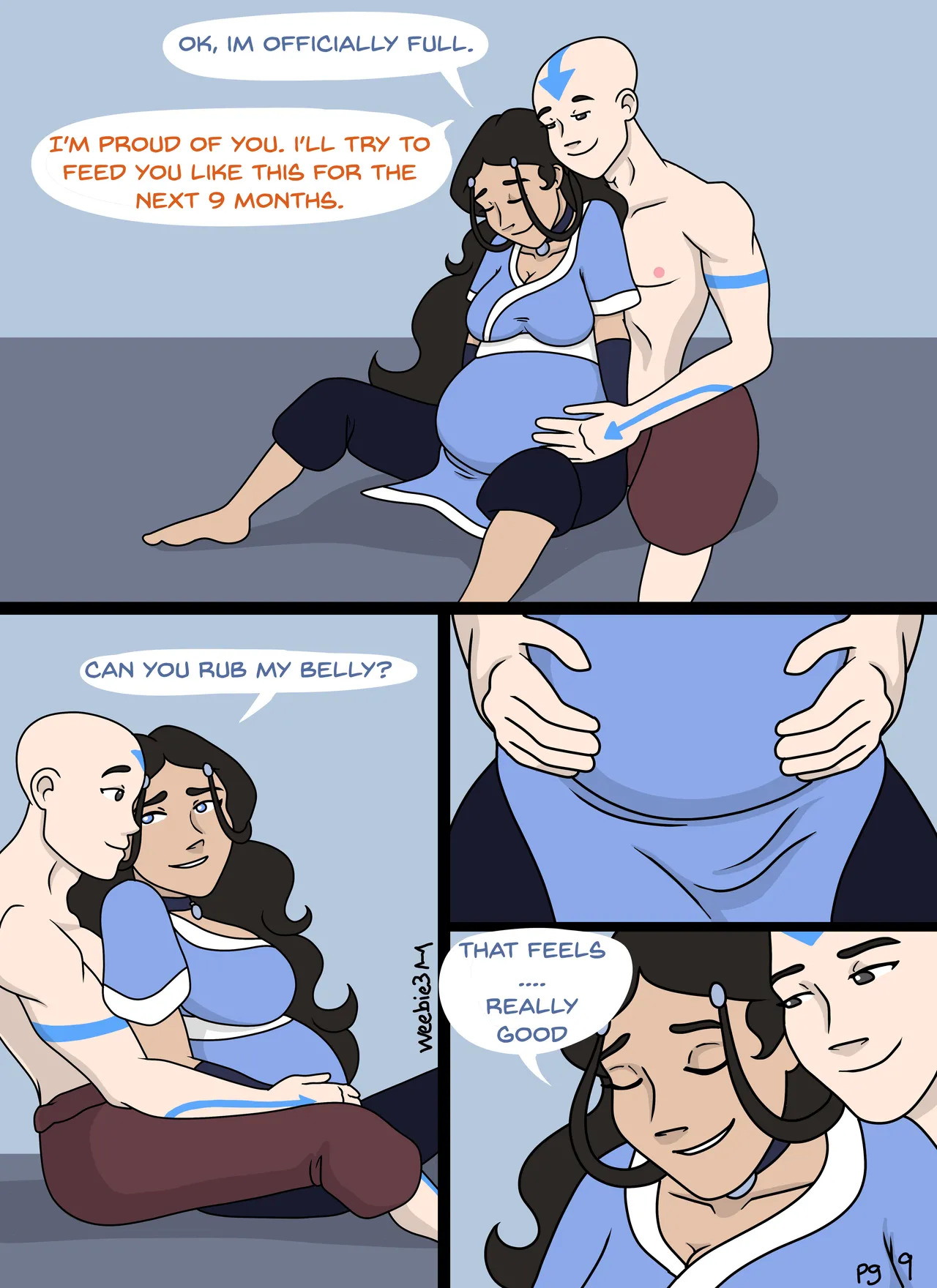 [TorrieWeebie3] Kataang Pregnancy Comic - Page 10