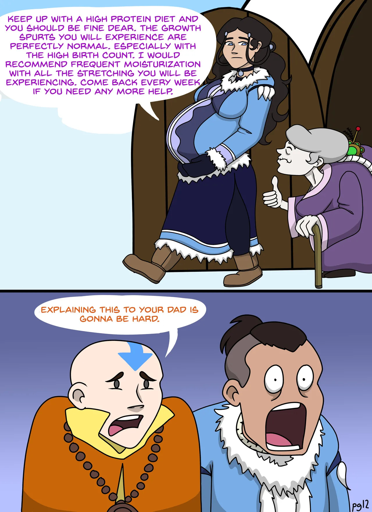 [TorrieWeebie3] Kataang Pregnancy Comic - Page 13