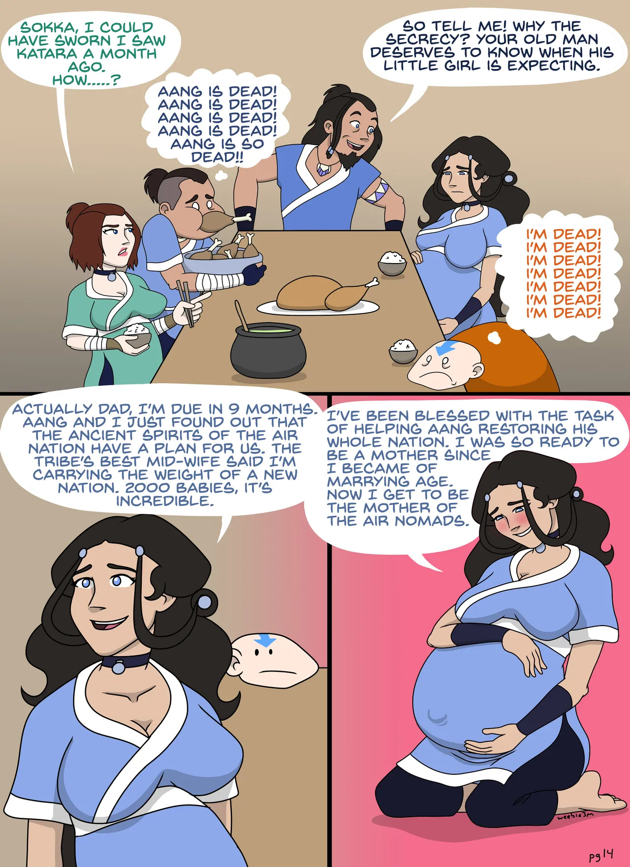 [TorrieWeebie3] Kataang Pregnancy Comic - Page 15
