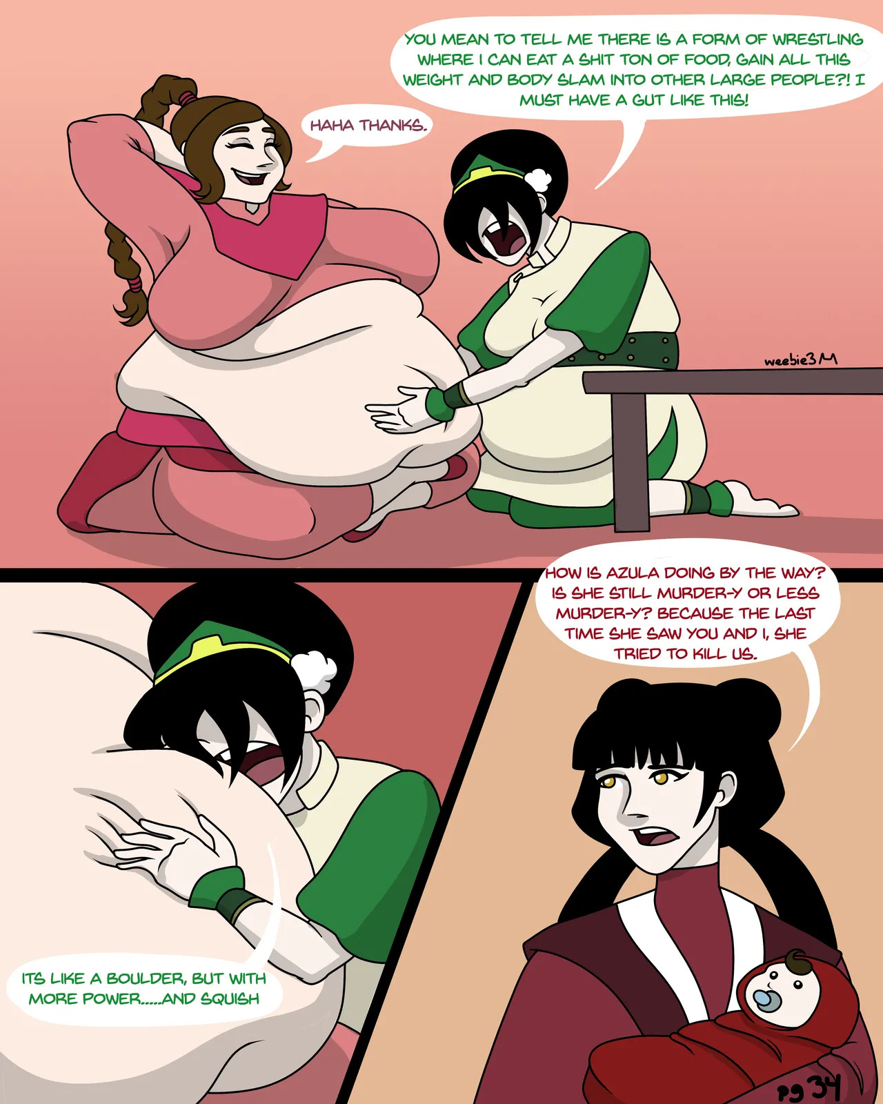 [TorrieWeebie3] Kataang Pregnancy Comic - Page 35