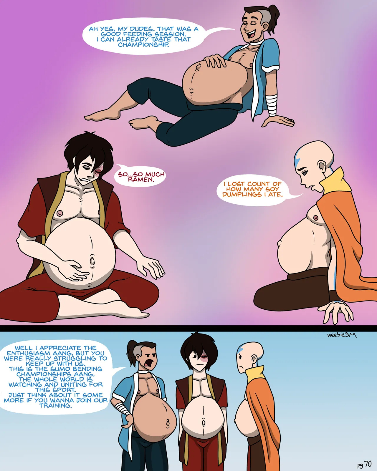 [TorrieWeebie3] Kataang Pregnancy Comic - Page 71