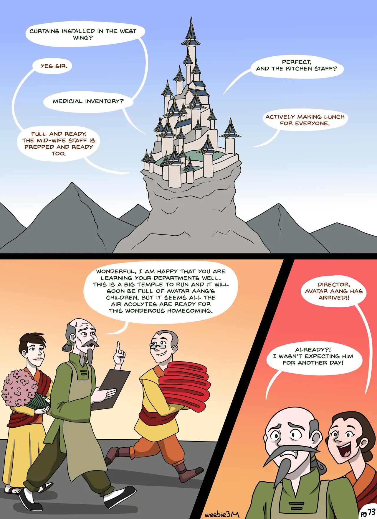 [TorrieWeebie3] Kataang Pregnancy Comic - Page 74