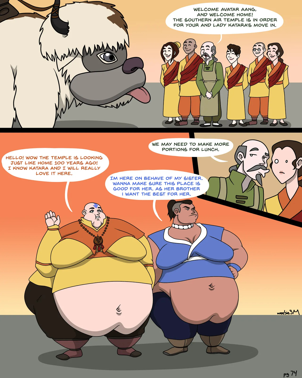 [TorrieWeebie3] Kataang Pregnancy Comic - Page 75