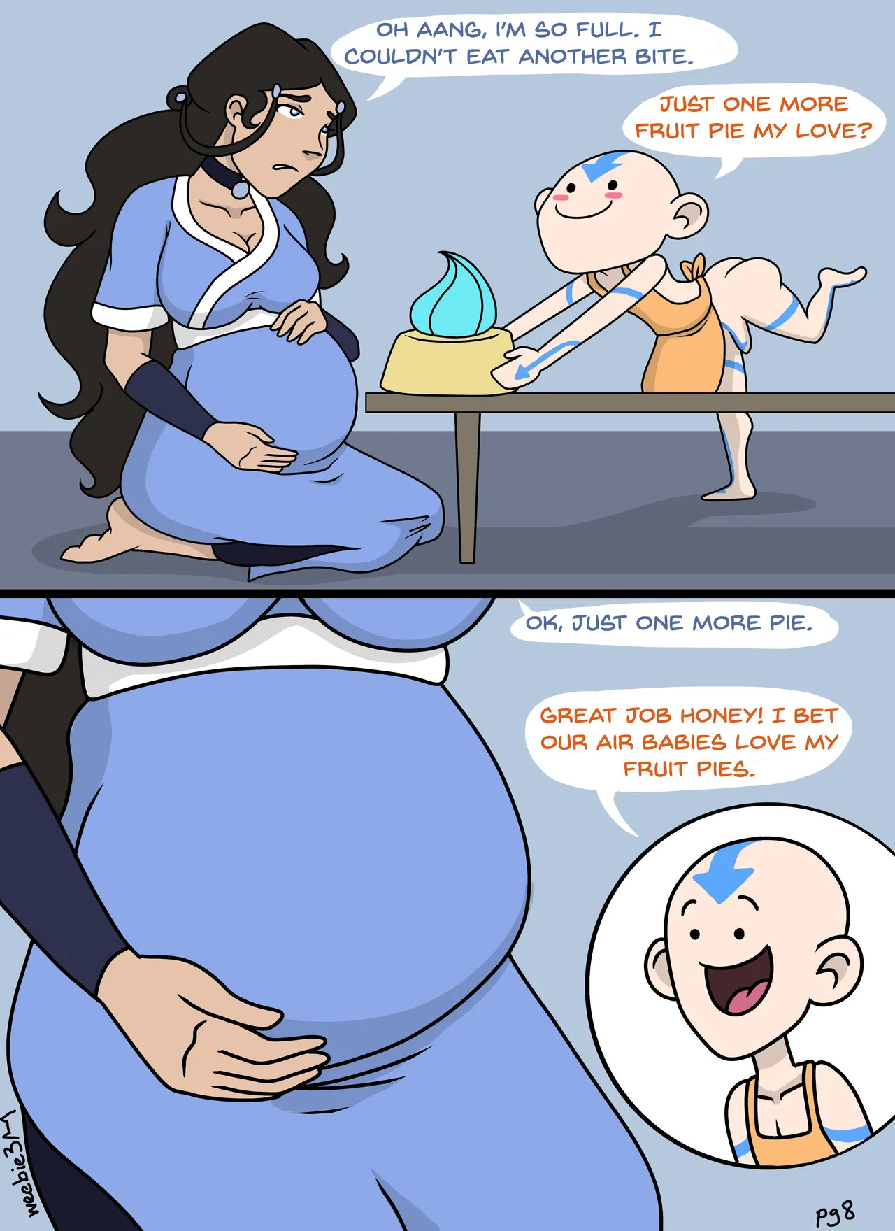 [TorrieWeebie3] Kataang Pregnancy Comic - Page 9