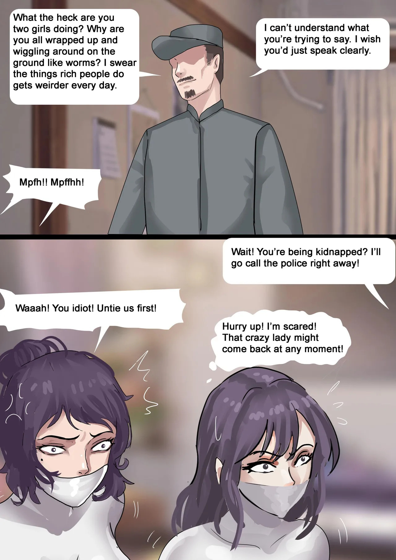 [King] Strange Tutor - A Beautiful Mother and Daughter Tricked and Bound (English) - Page 18