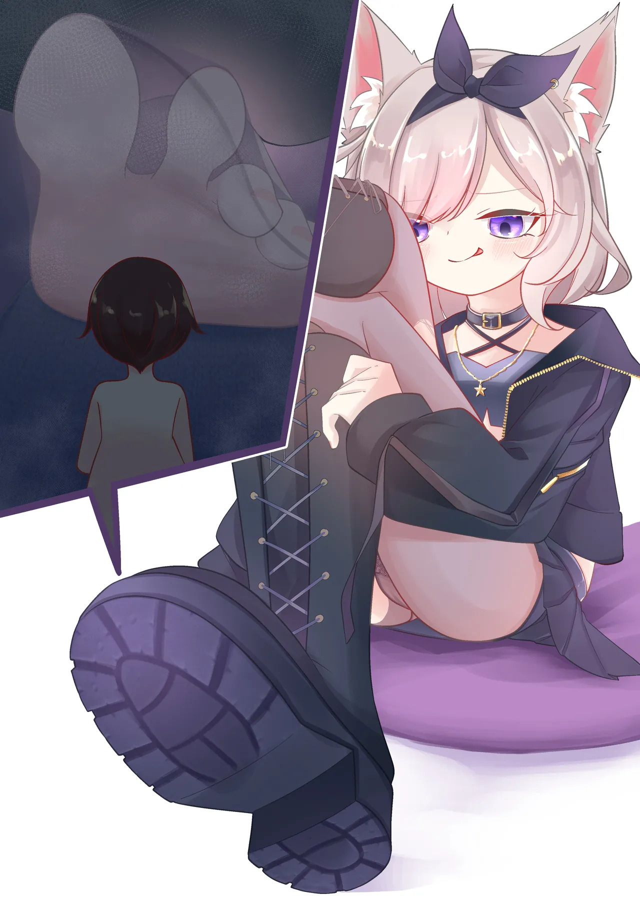 [YurulomI] Yozuna Niu-Sama Traps a Tiny in Her Boot - Page 15