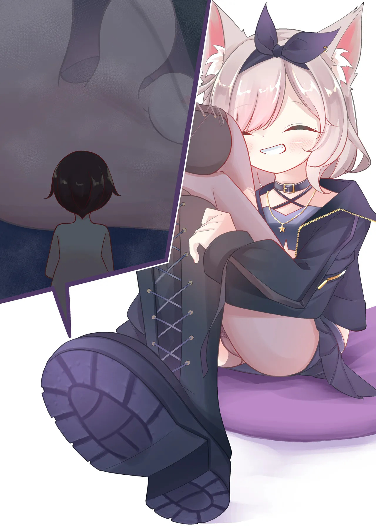 [YurulomI] Yozuna Niu-Sama Traps a Tiny in Her Boot - Page 16