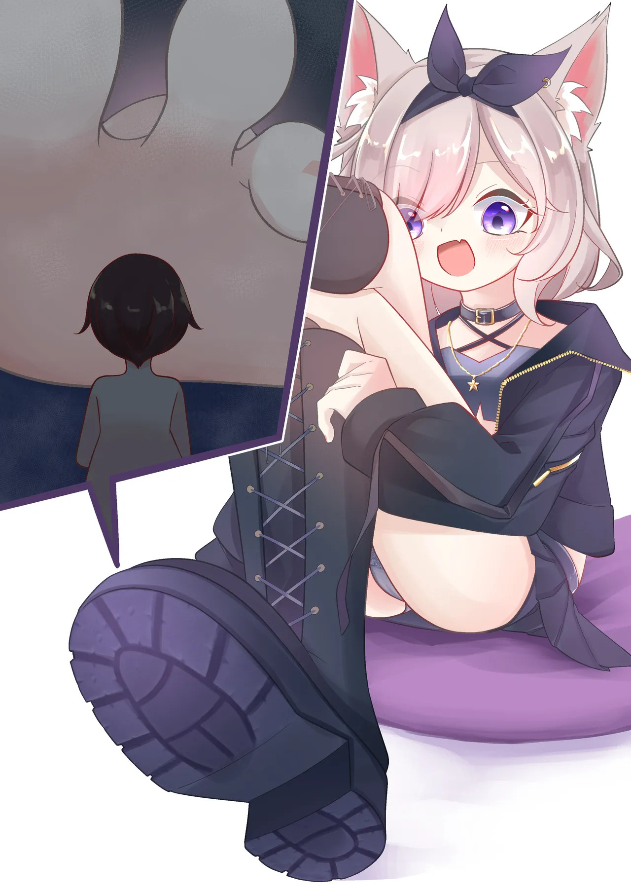 [YurulomI] Yozuna Niu-Sama Traps a Tiny in Her Boot - Page 23