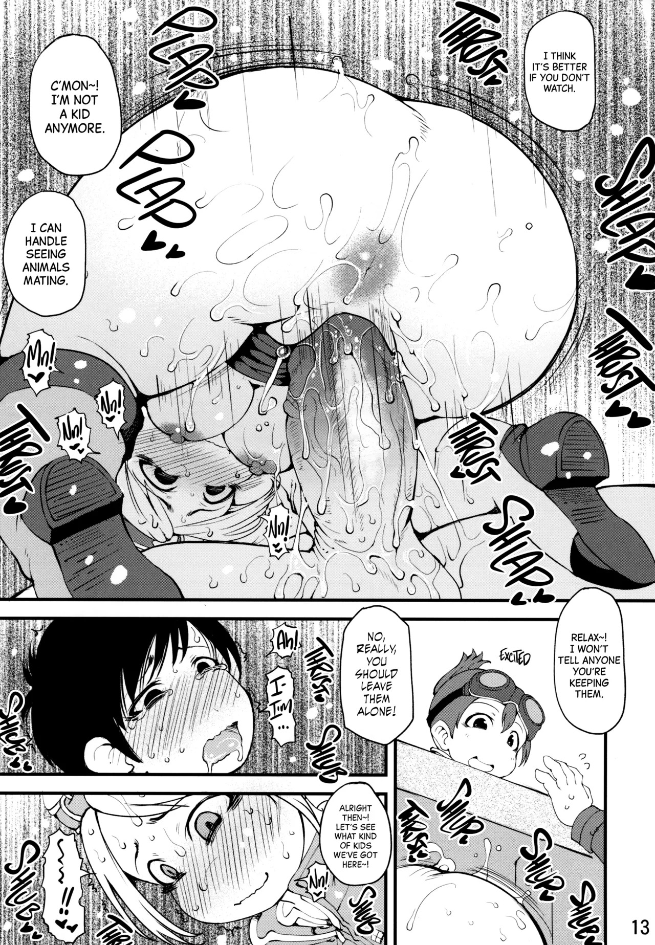 (C94) [Urakaryuu (Ibukichi)] Katsuyoku no Uketsukejou | The Lust-Parched Receptionist (Monster Hunter) [English] [Black Grimoires] [Decensored] - Page 12