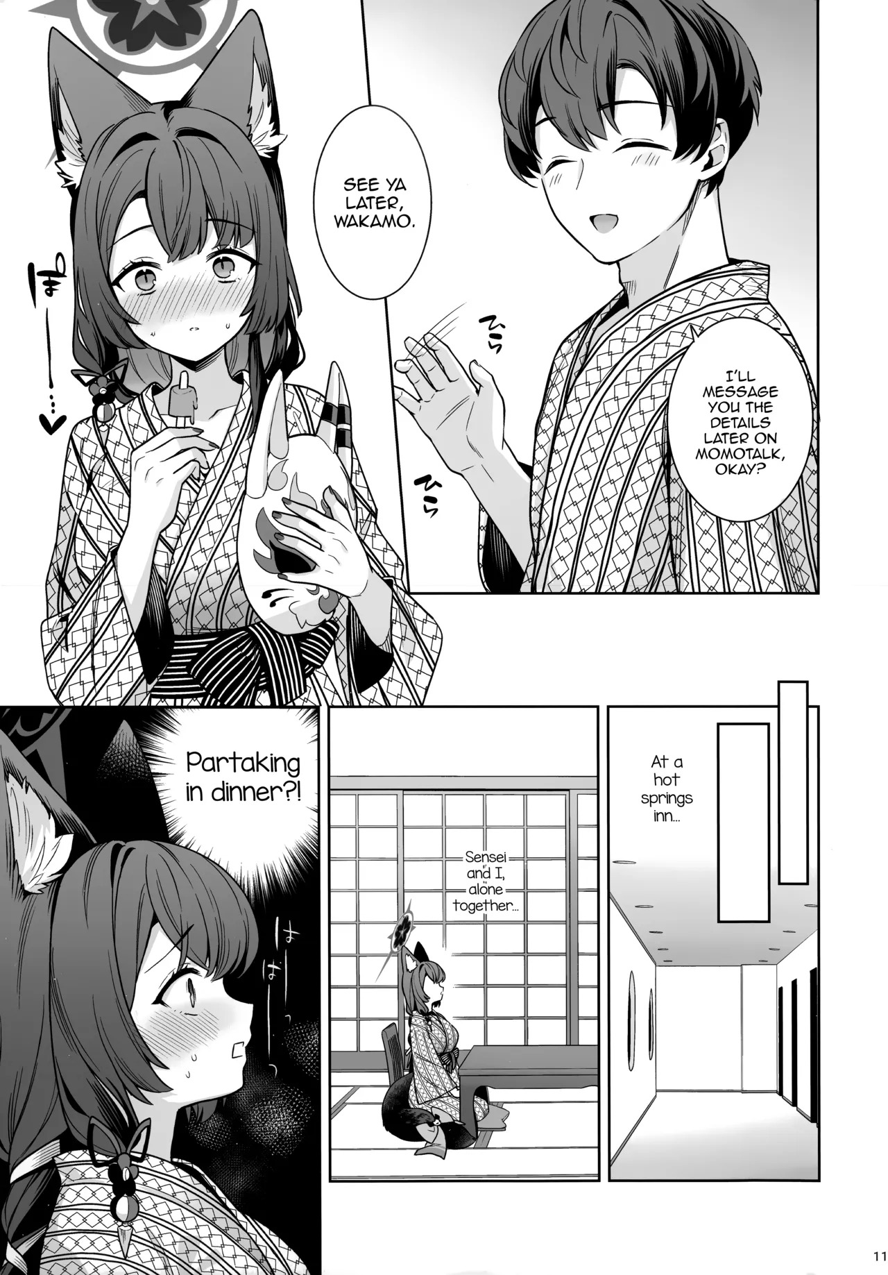 (C107) [NOMIYAGUMI (Ichinomiya)] Junjou Renjou Hatsujou Kitsune -5- | Pure Lovestruck Fox in Heat -5- (Blue Archive) [English] [mysterymeat3] - Page 10