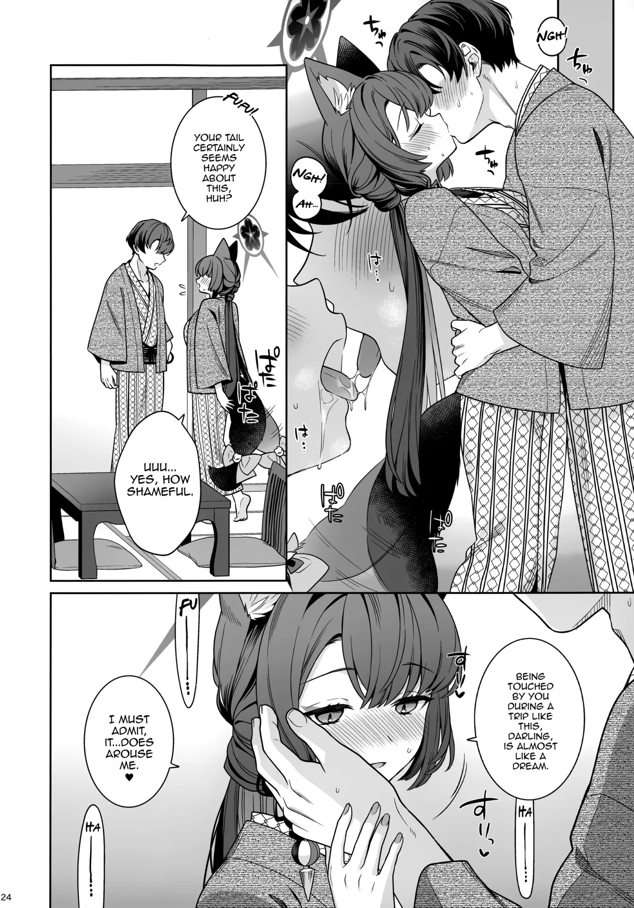 (C107) [NOMIYAGUMI (Ichinomiya)] Junjou Renjou Hatsujou Kitsune -5- | Pure Lovestruck Fox in Heat -5- (Blue Archive) [English] [mysterymeat3] - Page 23
