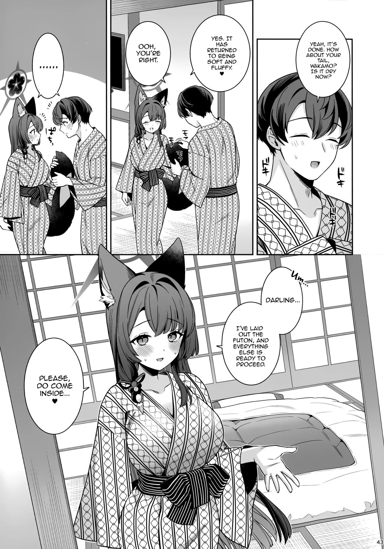 (C107) [NOMIYAGUMI (Ichinomiya)] Junjou Renjou Hatsujou Kitsune -5- | Pure Lovestruck Fox in Heat -5- (Blue Archive) [English] [mysterymeat3] - Page 42